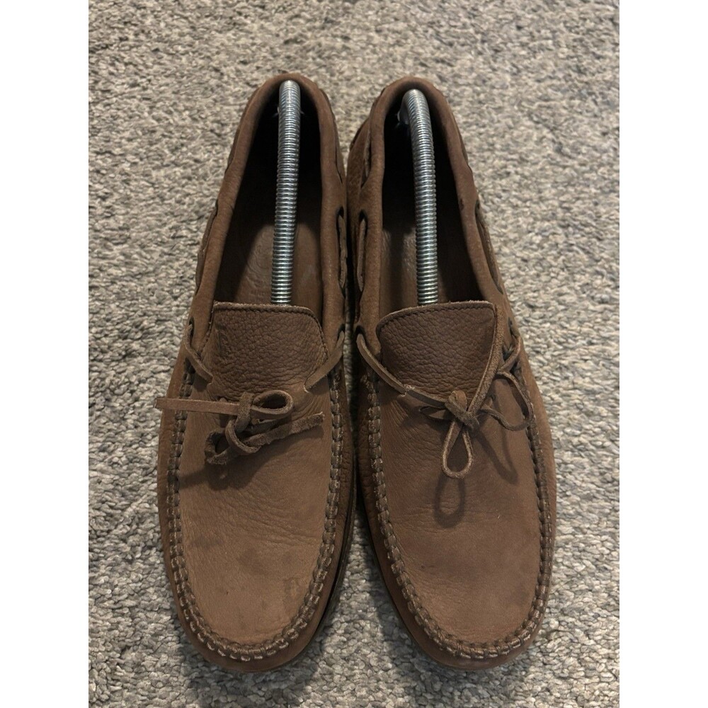 TOD'S Gommino Driving Shoes Mens Size 8 US 9.5 Brown Leather Loafers Moccasins